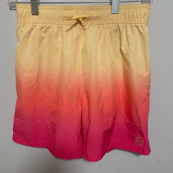 abercrombie kids Other - Abercrombie Kids Yellow and Pink Ombre Swim Shorts